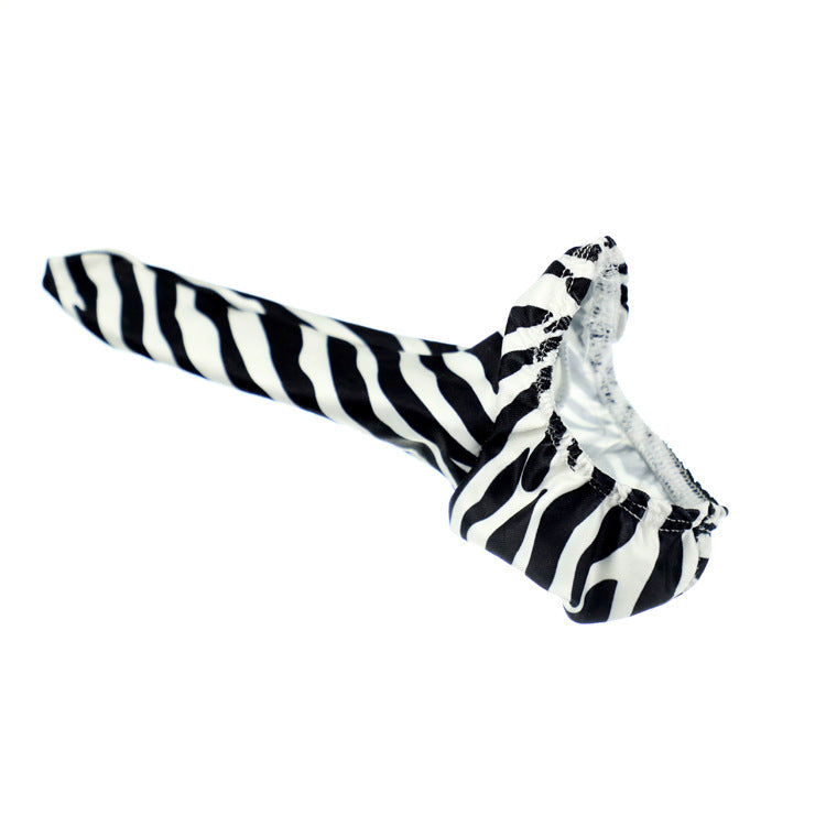 Men's Sexy Zebra Print Mesh Strap Underwear - JJT001 - YDressup