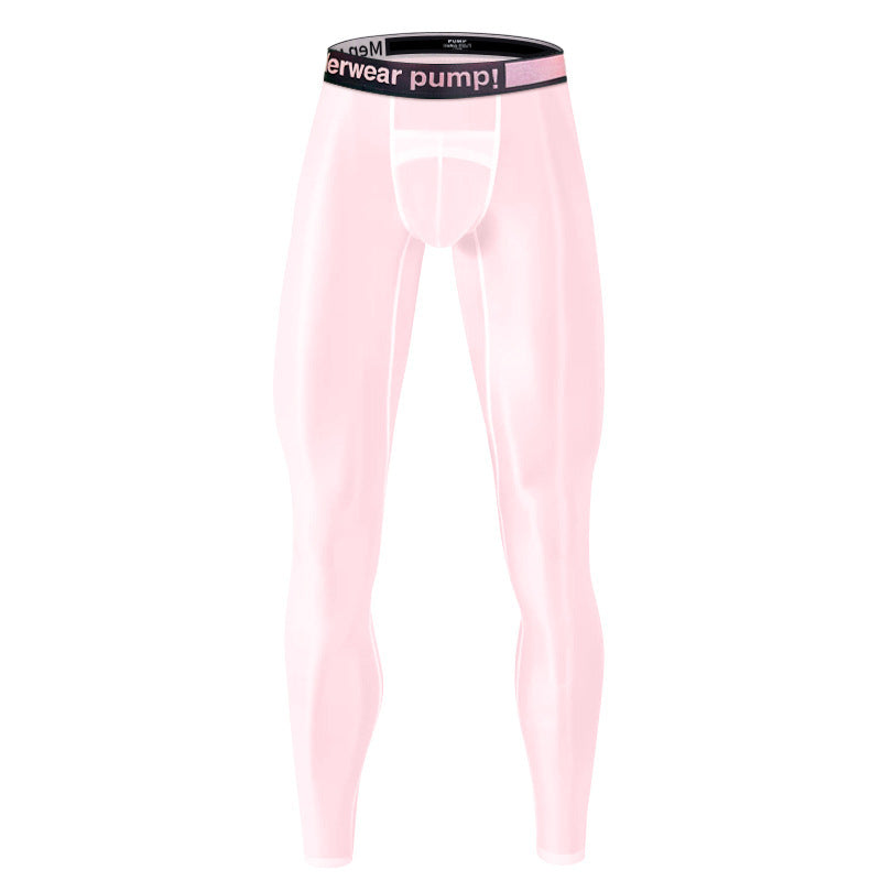 Full Sheer Men's Warm Ultra-Thin Leggings - PJK039 - YDressup