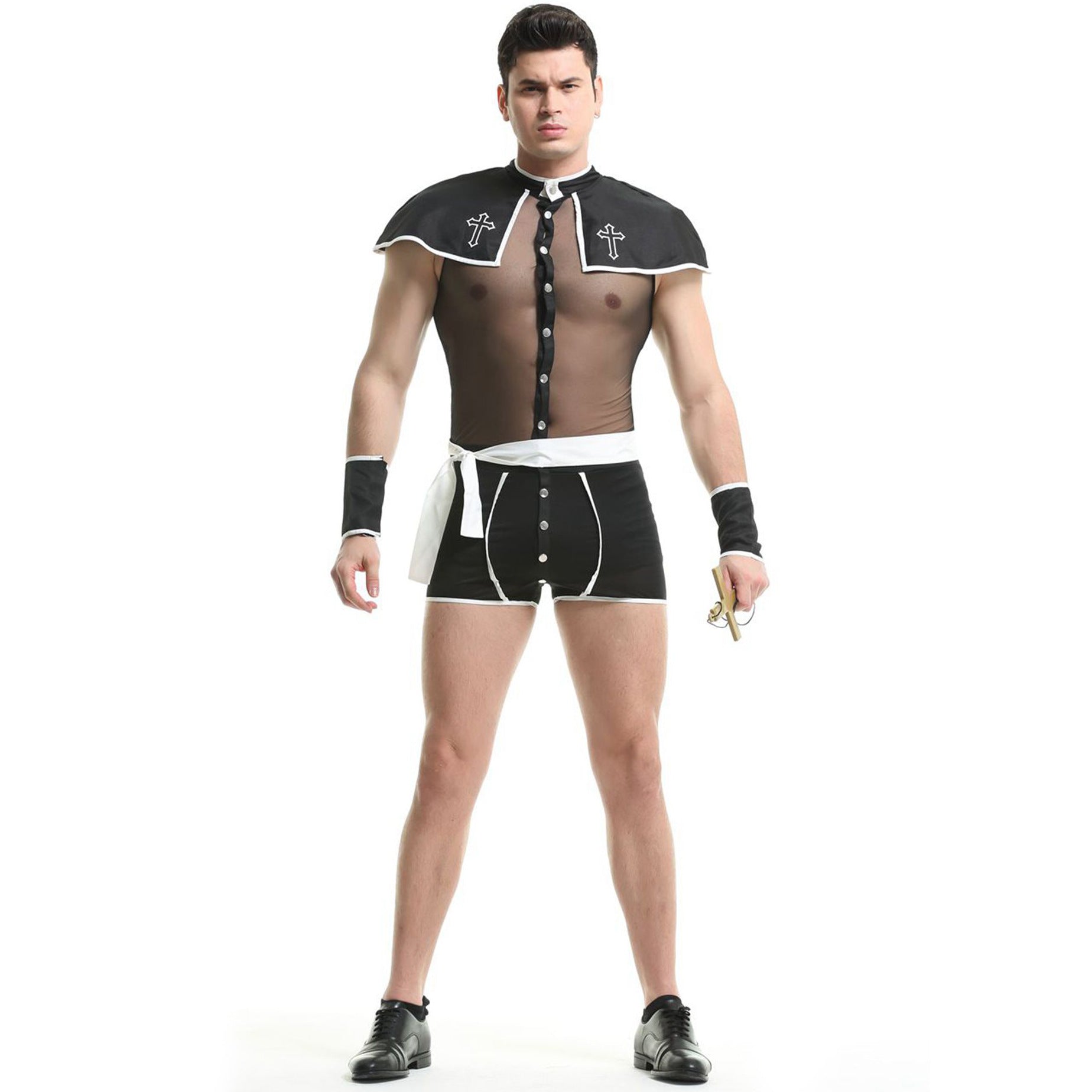 Divine Daddy "Forgive Me Father" Gay Priest Costume - ZF041 - YDressup