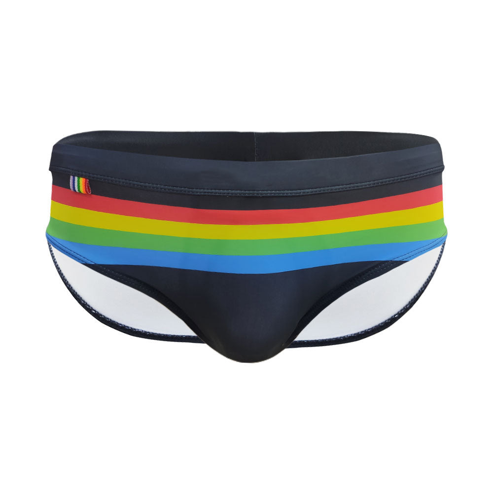 Men's Rainbow Swim Briefs - YK008 - YDressup