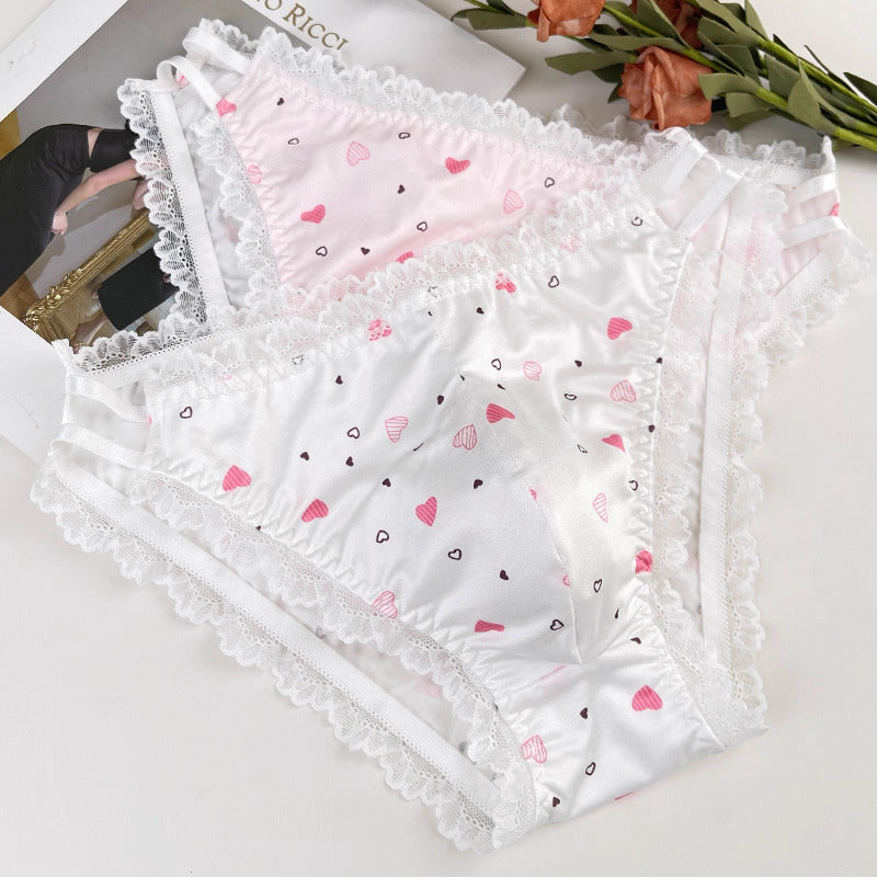 Sexy Strappy Lace Men's Panties - FU017