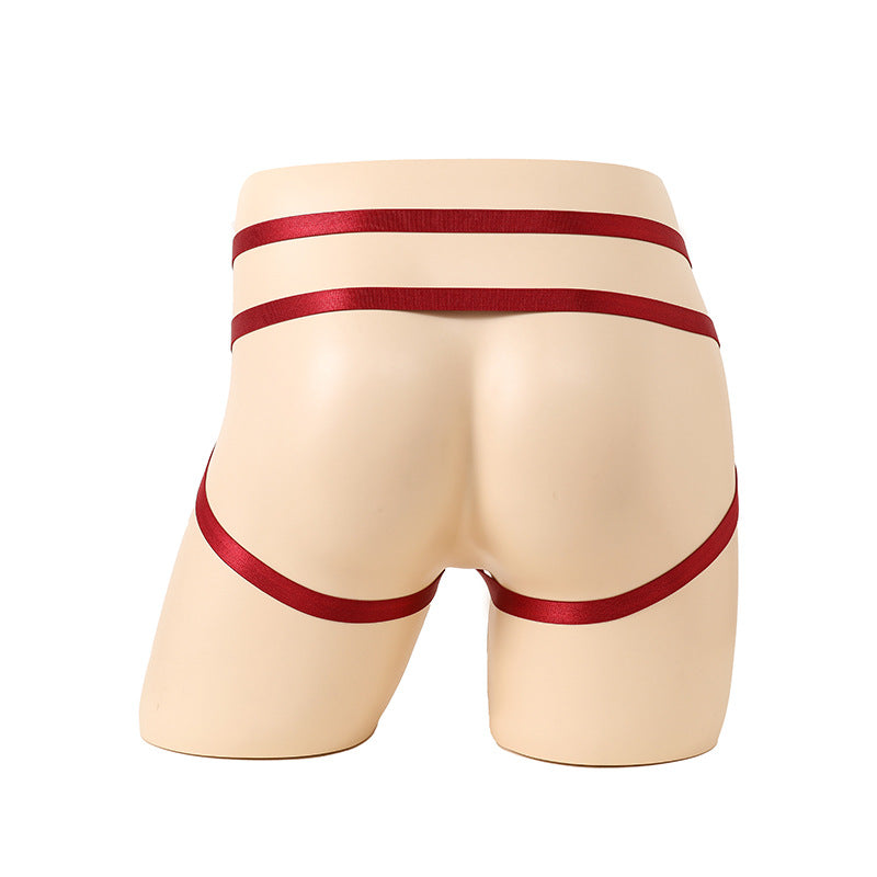 Men’s Fancy Metal O-Ring Thongs - GZK035