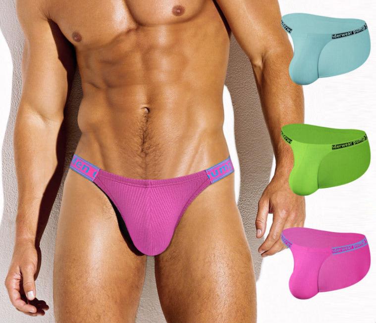 Sexy Breathable Men's Low Waist Sports Briefs - SJK037
