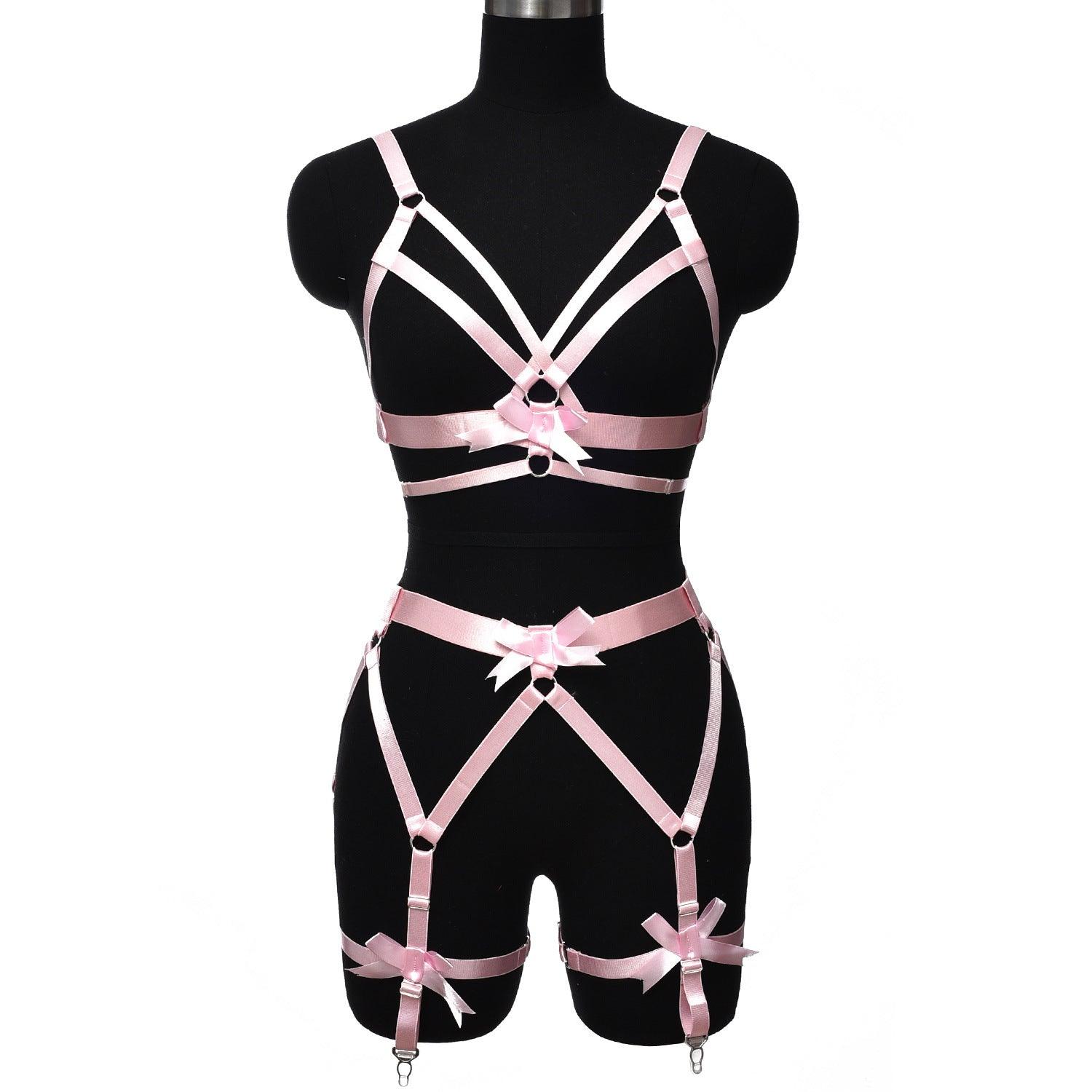 Seductive Split Body Harness Set - QQNY030 - YDressup