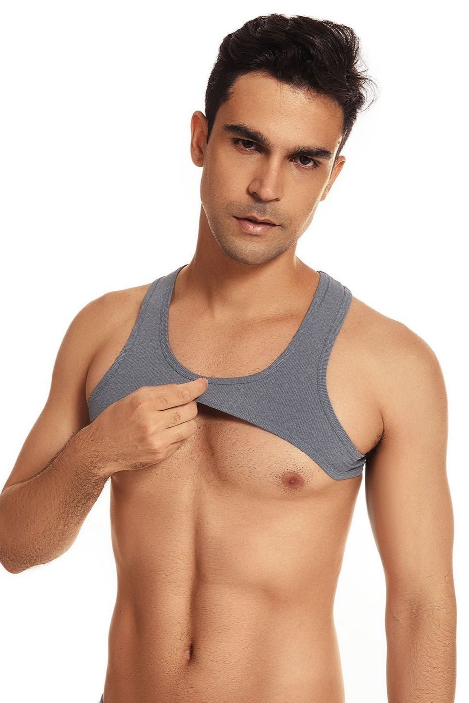 Lightweight Sleeveless Tight-Fit High-Elasticity Tank Top - YNY085