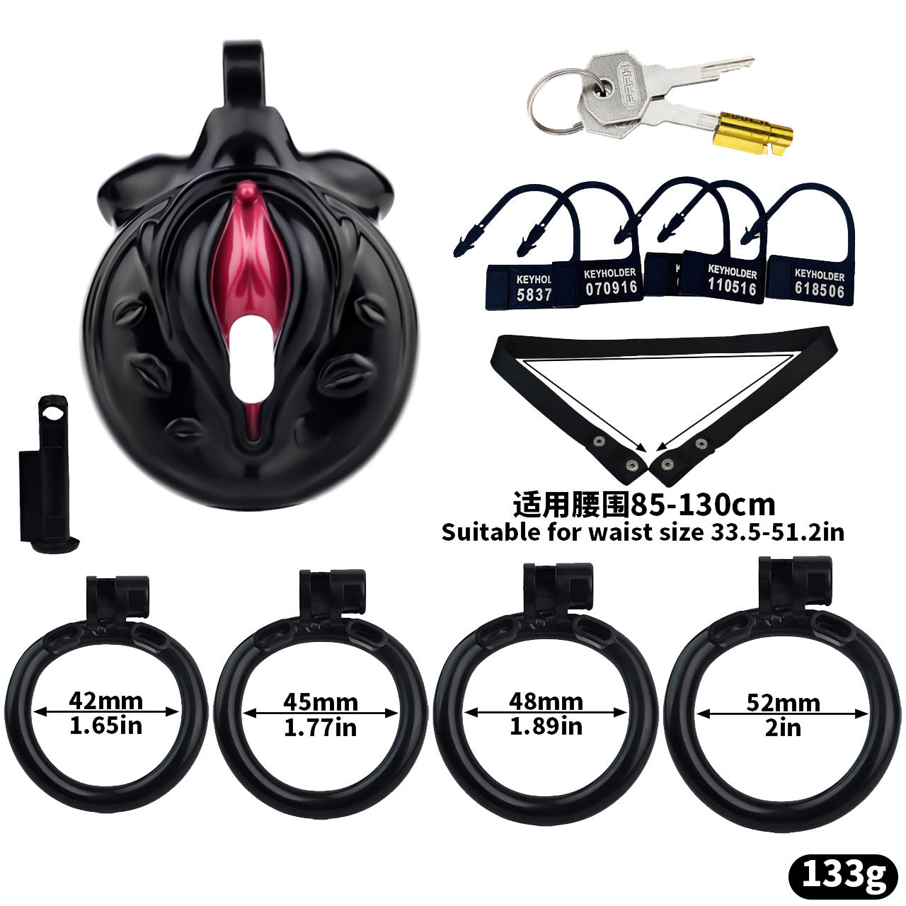 Resin Sissy Chastity Cage - YSJ018