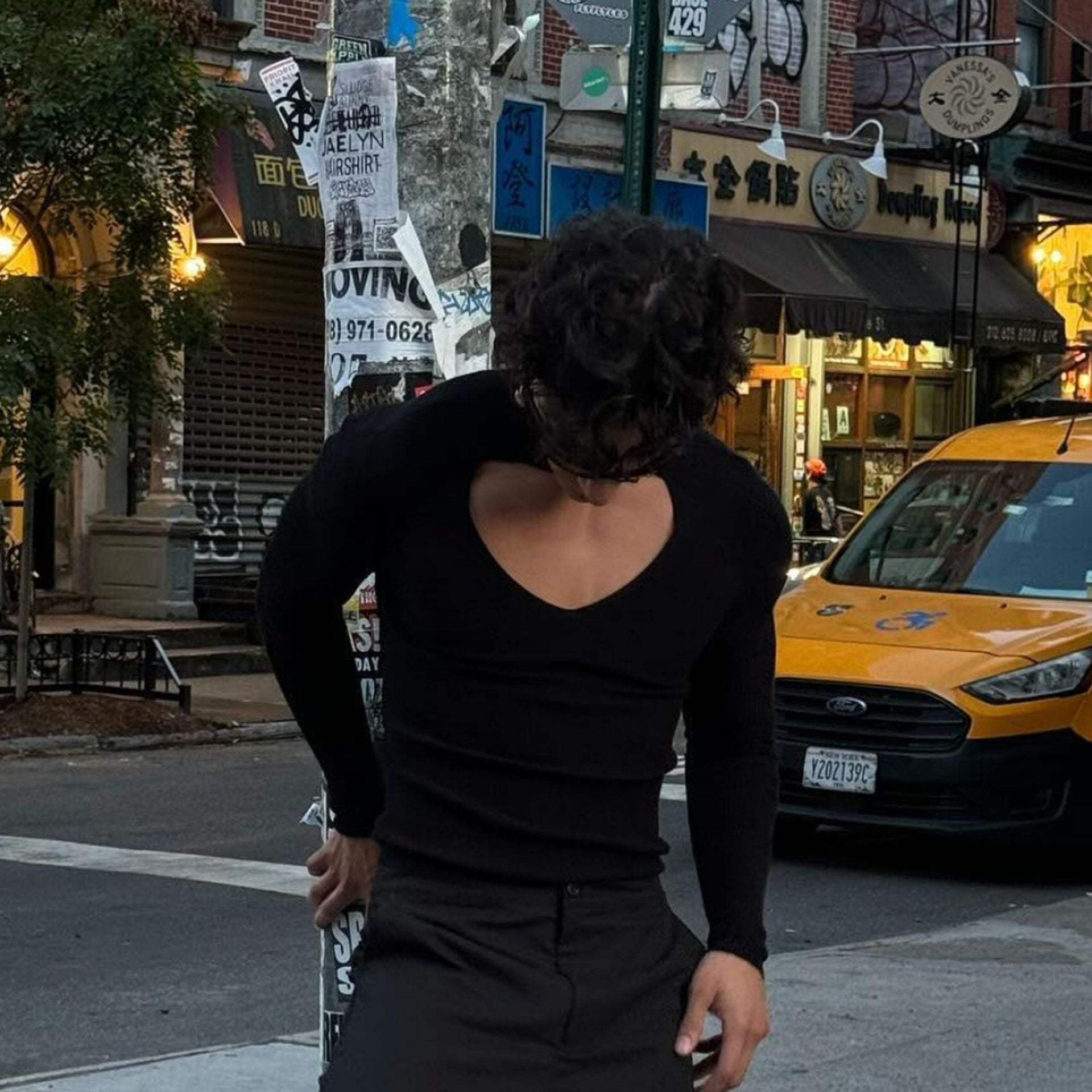 Men's Stretchy Solid Color Halter Neck Hollow Tight - KK011 - YDressup