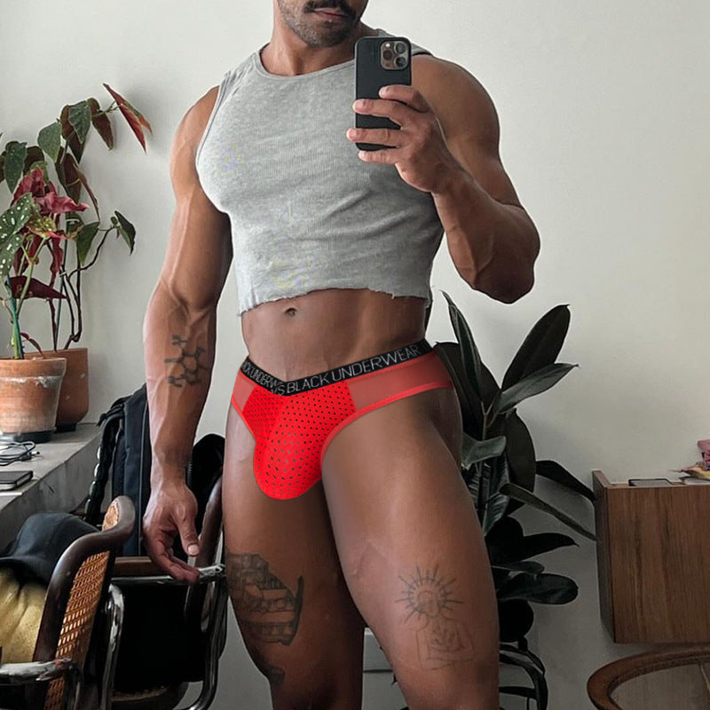 Sexy Men’s Thong Underwear – Low Rise Double-Strap G String - SJK051
