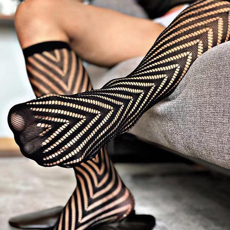 Men's Thin Stockings Tempting Sexy Leg Socks - CW008 - YDressup