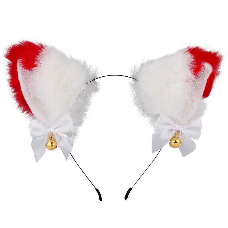 Cute Plush Jingle Bell Fox Ear Headband -PJ002 - YDressup