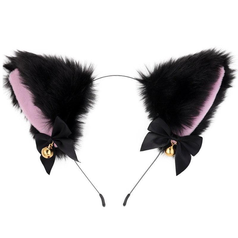 Cute Plush Jingle Bell Fox Ear Headband -PJ002 - YDressup