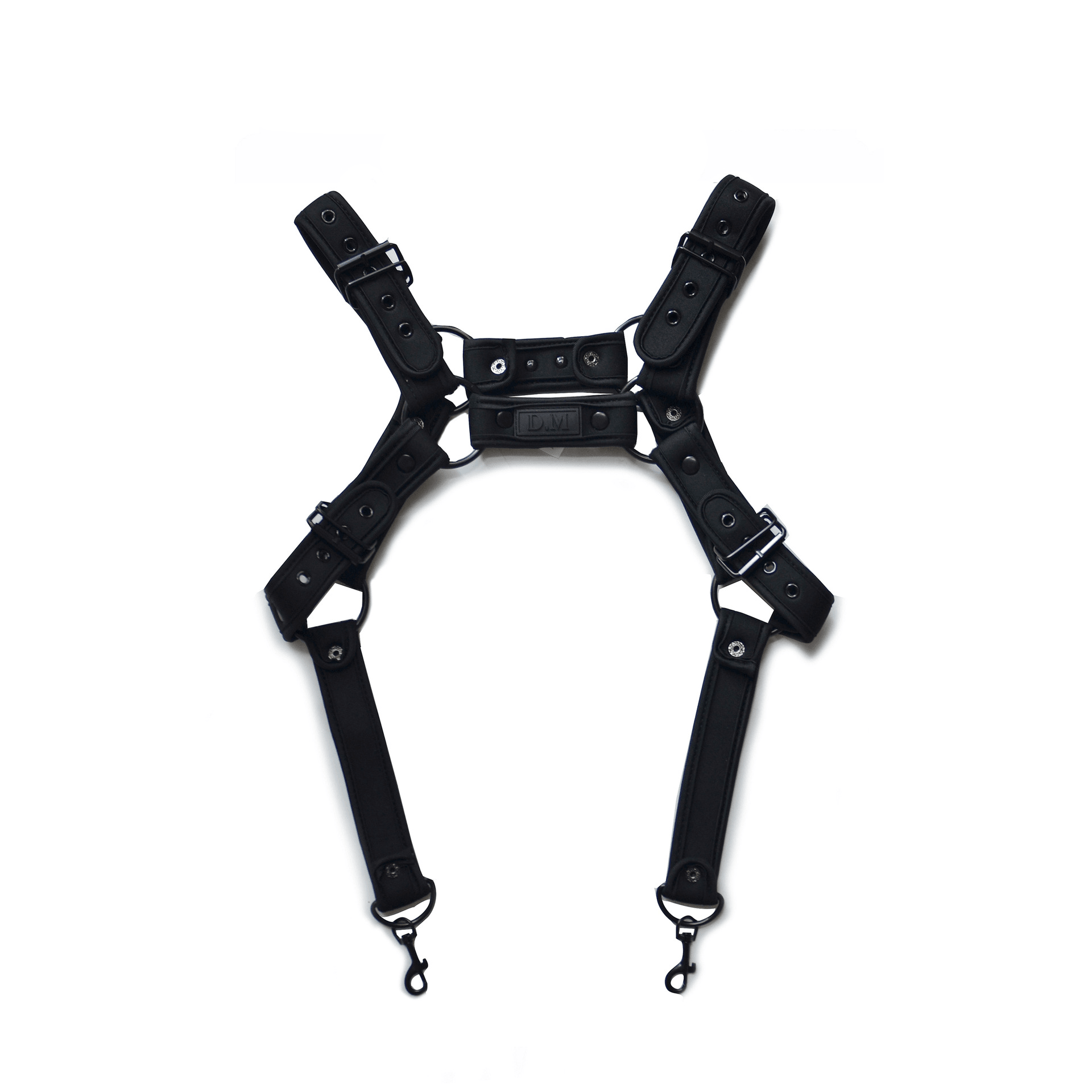 Men’s Adjustable Leather Gym Harness & Detachable Thong - HDZ028