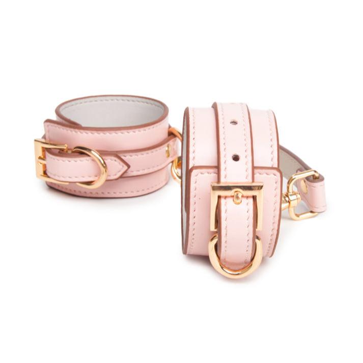 Adjustable PU Leather BDSM Handcuffs - PJ037