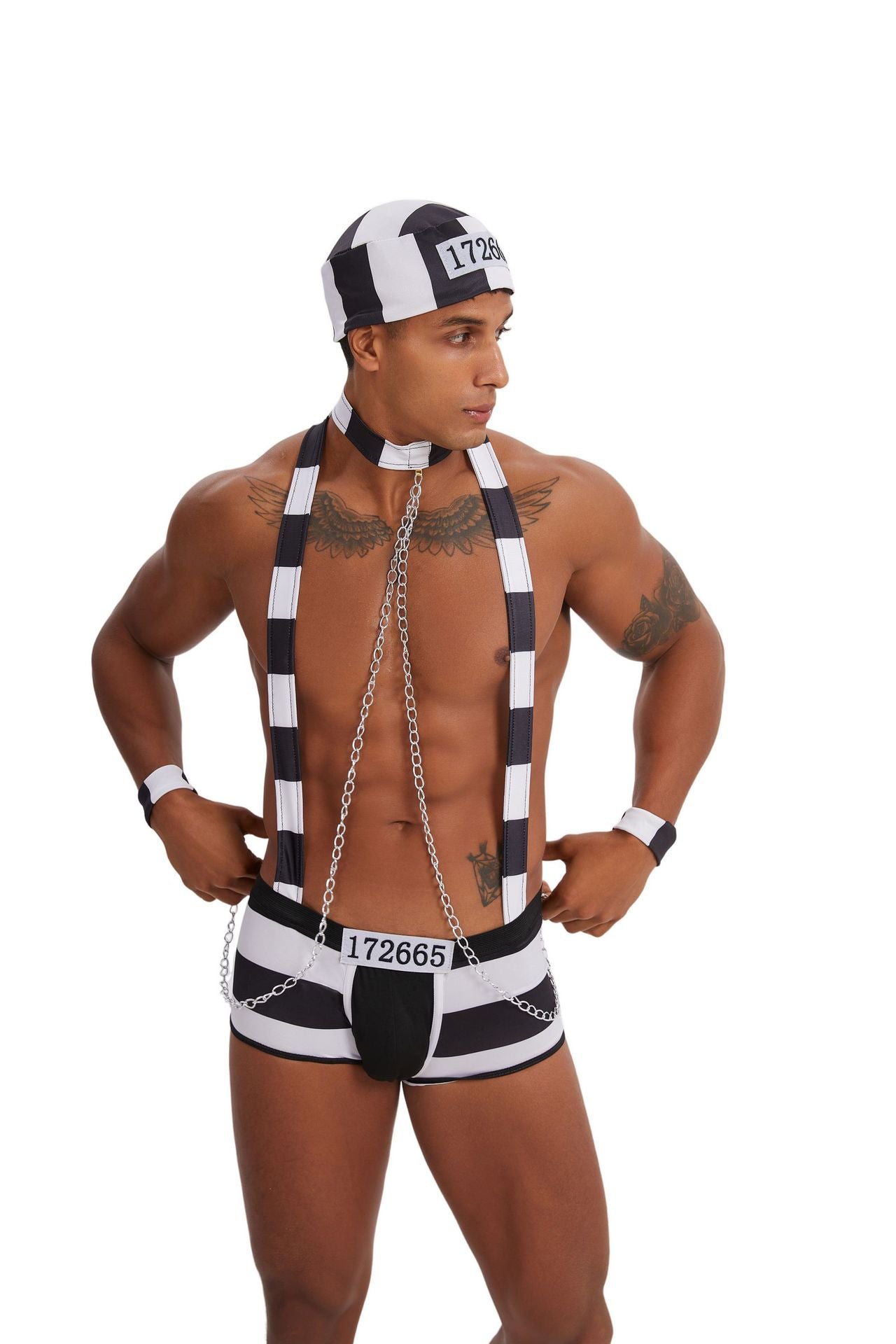 Sexy Gay Prisoner Costume - ZF021 - YDressup