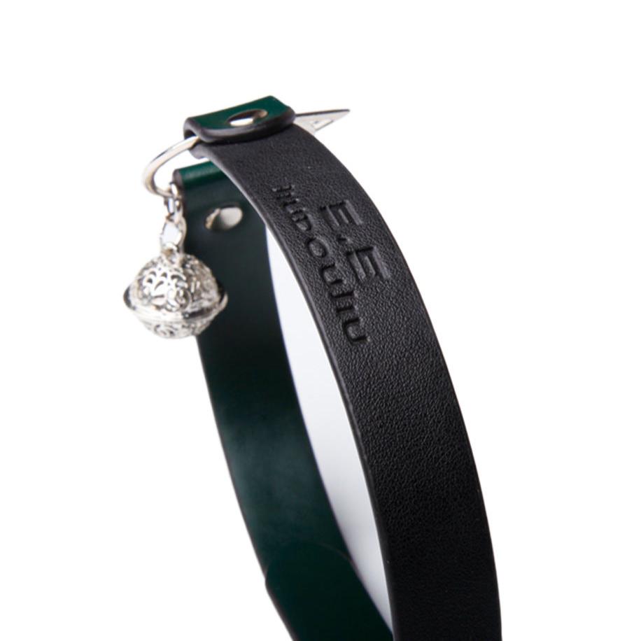 Adjustable PU Leather K9 BDSM Collar with Leash - PJ036
