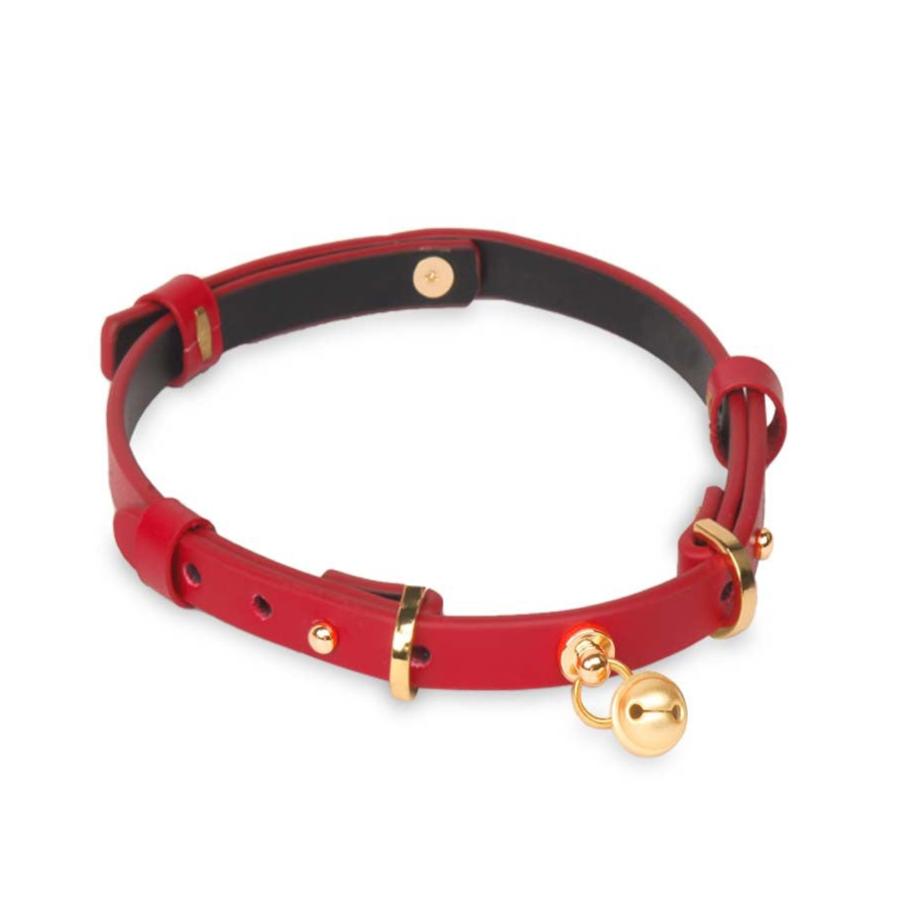 Genuine Leather K9 BDSM Collar with Leash - PJ011 - YDressup