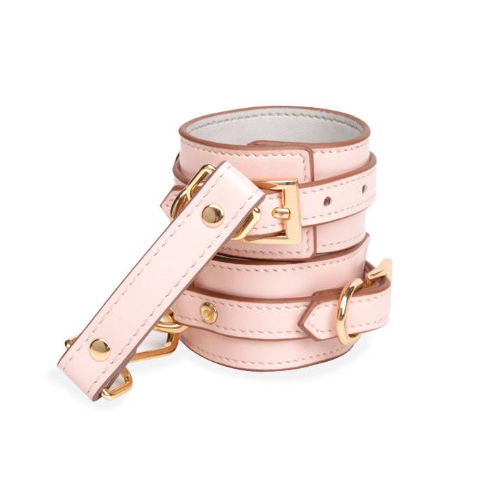 Adjustable PU Leather BDSM Handcuffs - PJ037