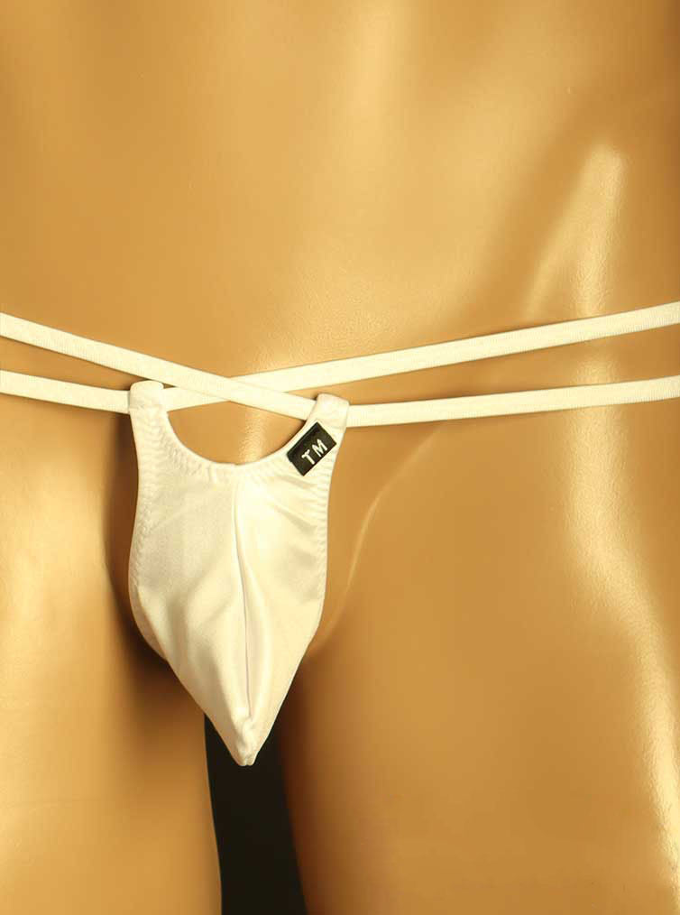 Men's Ice Silk Sexy G-String Thong Low Rise Underwear - GZK027 - YDressup