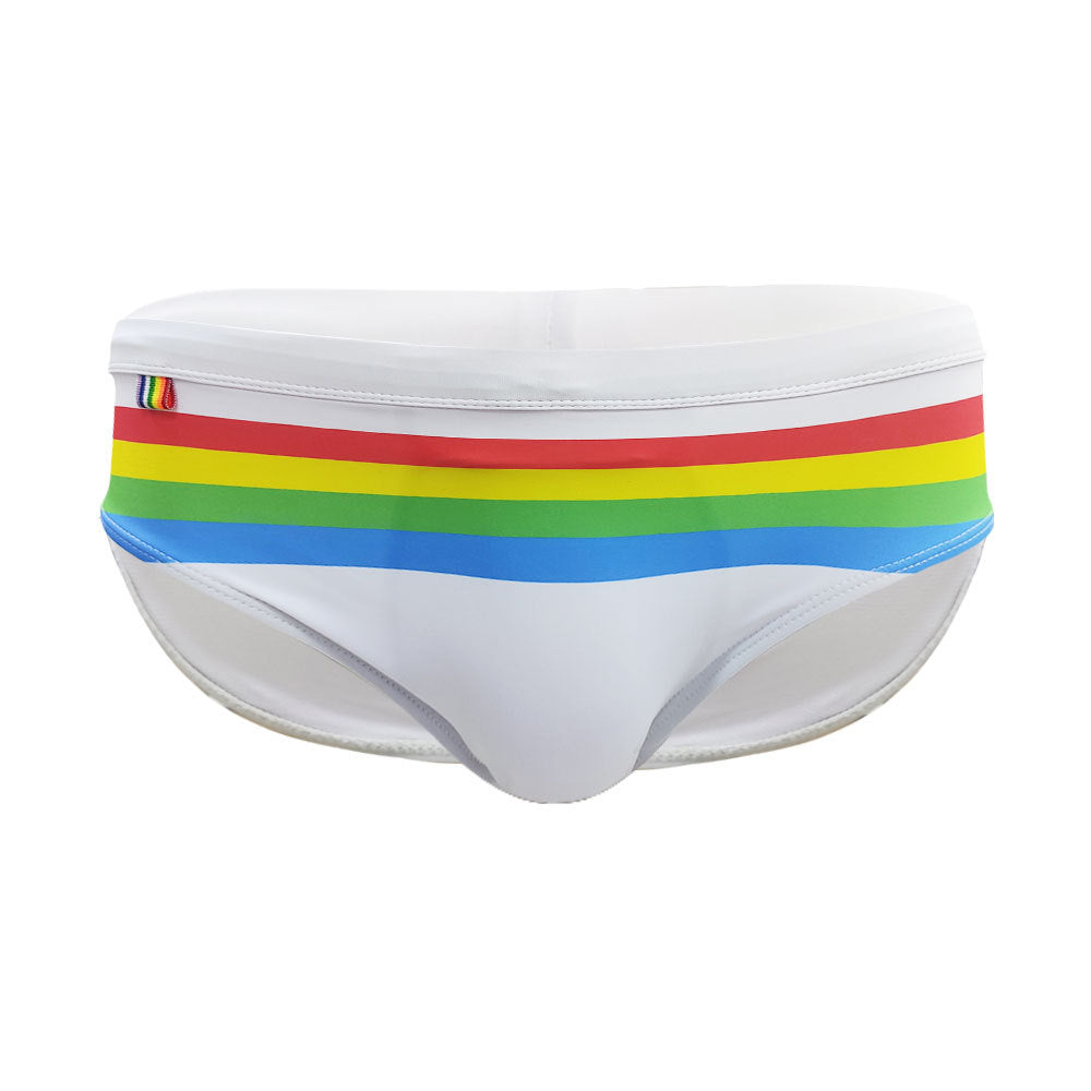 Men's Rainbow Swim Briefs - YK008 - YDressup