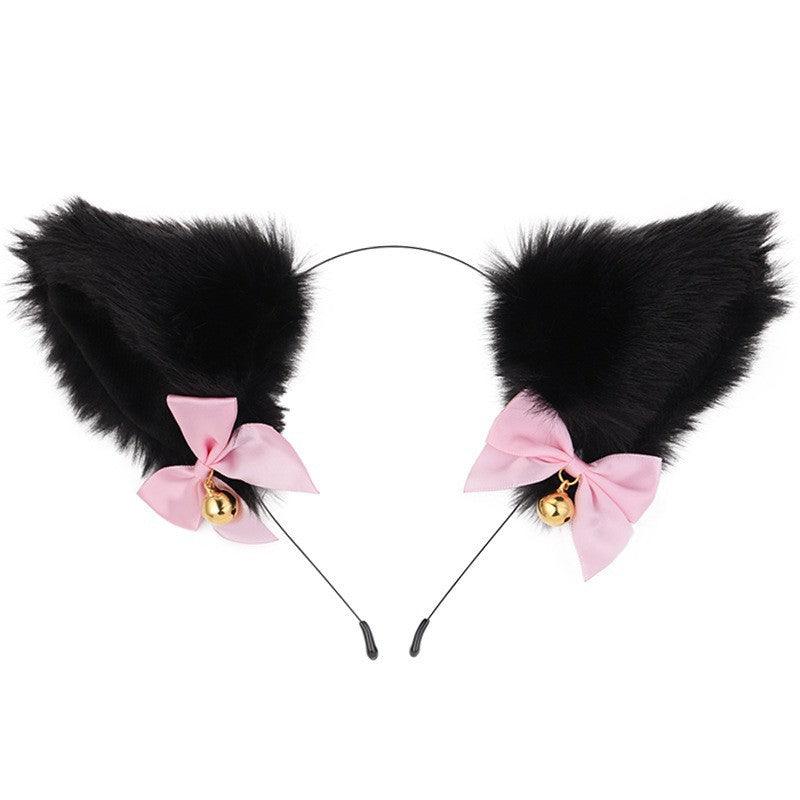 Cute Plush Jingle Bell Fox Ear Headband -PJ002 - YDressup