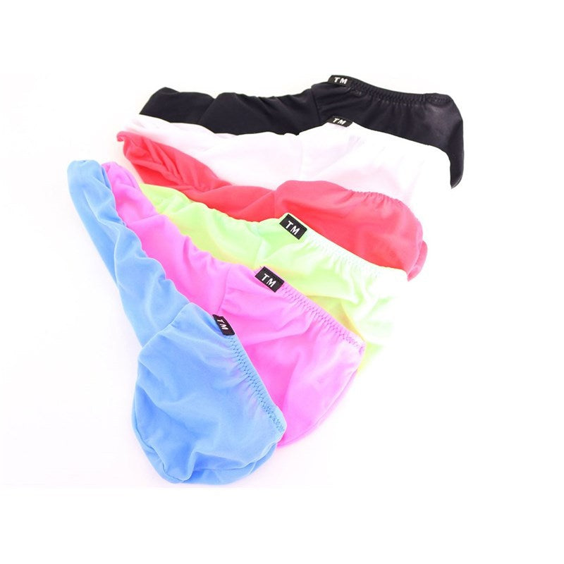 Men's U-Shaped Pouch Underwear Stretchy Ice Silk Cock Sock Erotic Lingerie - JJT022 - YDressup