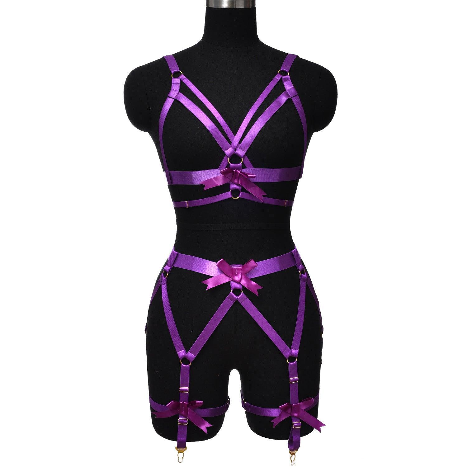 Seductive Split Body Harness Set - QQNY030 - YDressup