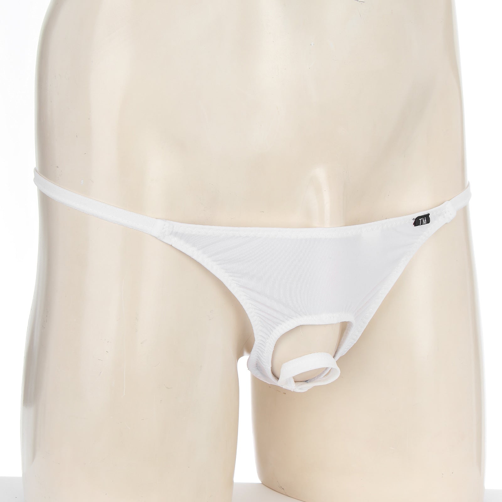 Elastic Ice Silk Men's T-Back Thong - GZK004 - YDressup