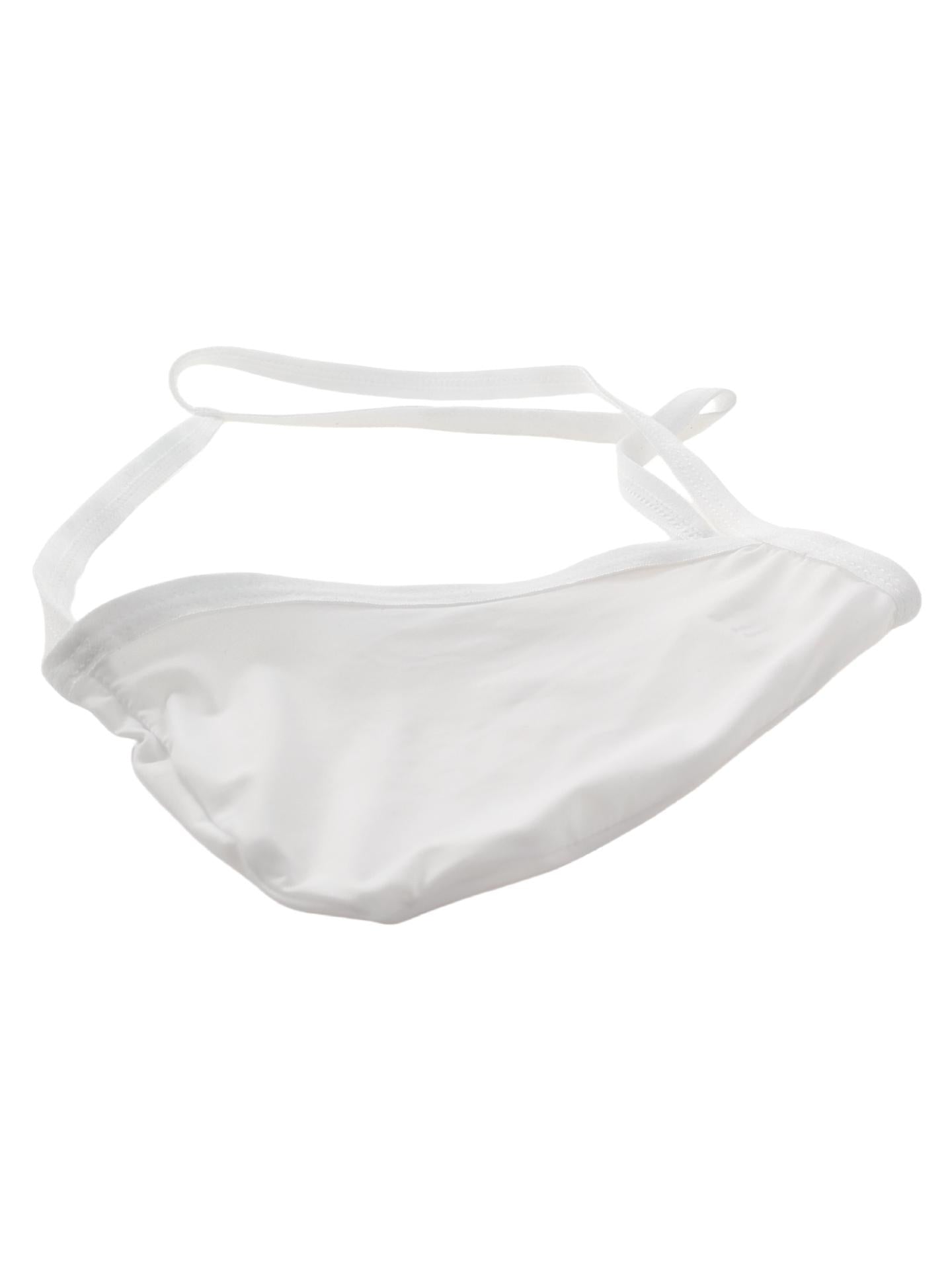 Men's Ice Silk T-Back Thong - Low Rise Pouch Underwear - GZK010 - YDressup