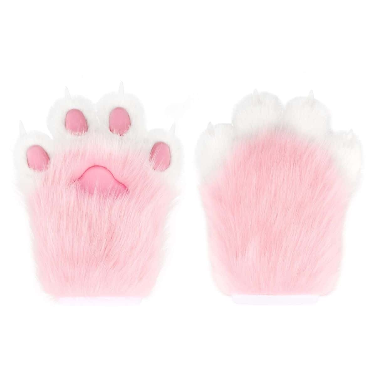 Furry Animal Paw Gloves - PJ045 - YDressup