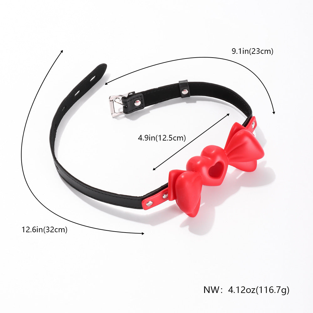Adult Erotic Toy Heart-shaped Bow Gag SM Bondage Gear - PJ028 - YDressup