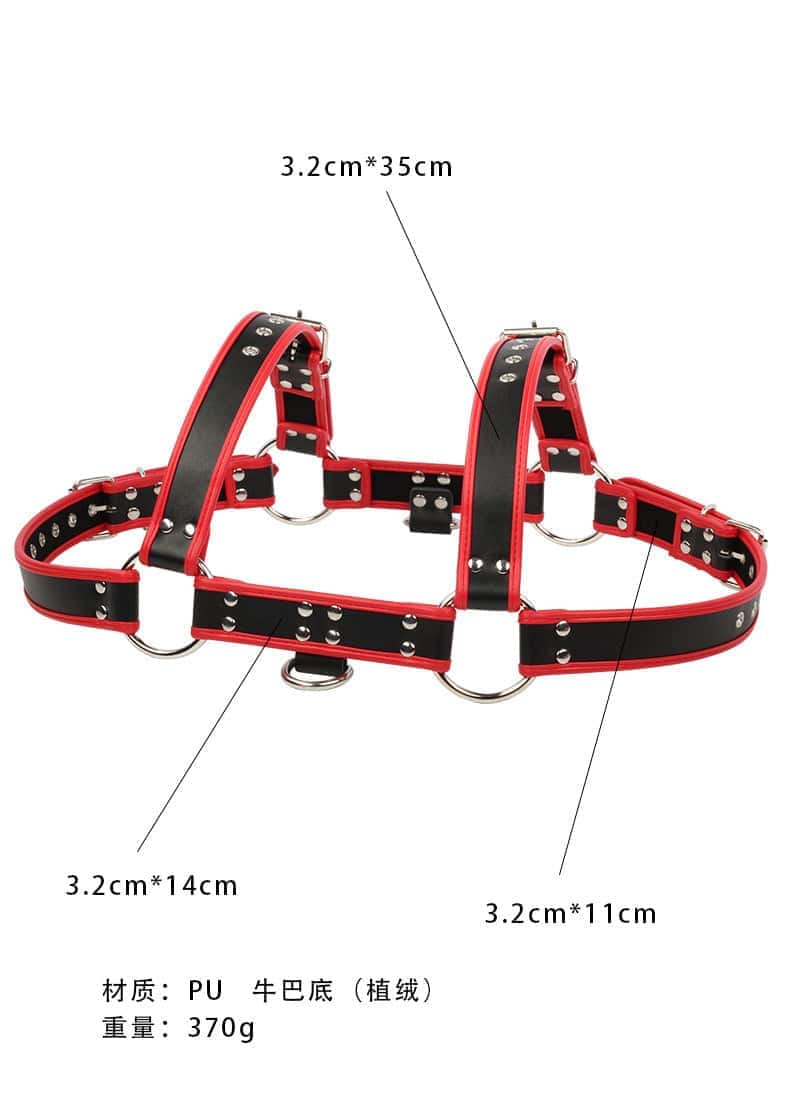 Leather Belt Harness - KB050 - YDressup
