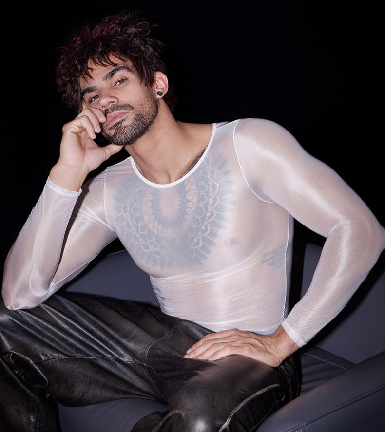Men's High Stretch Lightweight Tight T-Shirt - WS020 - YDressup