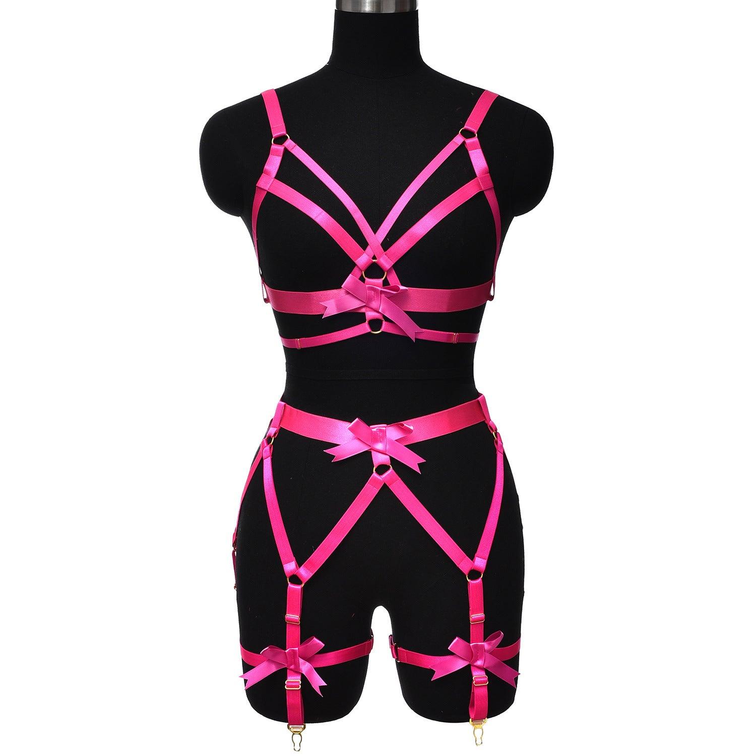 Seductive Split Body Harness Set - QQNY030 - YDressup