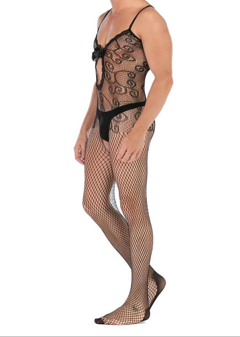 Sexy Crotchless Sheer Bodystocking - LTW034