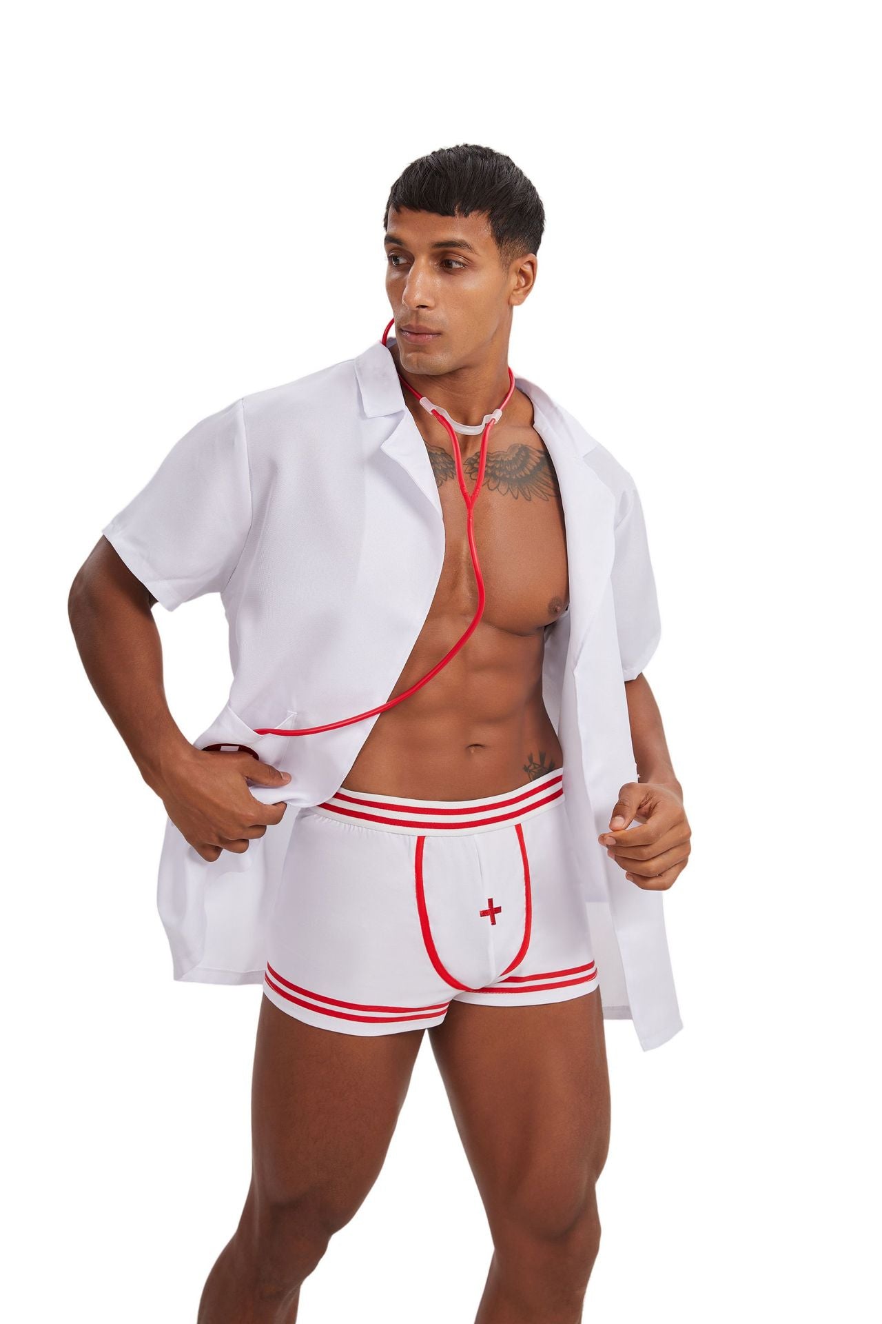 Men's Lingerie cosplay nurse Sexy Underwear Costume - ZF015 - YDressup