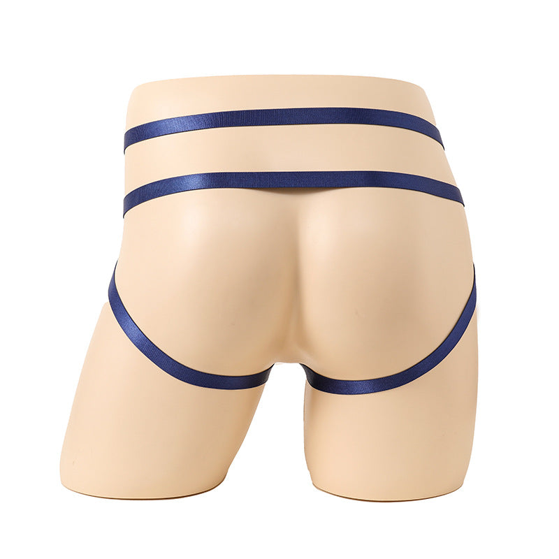 Men’s Fancy Metal O-Ring Thongs - GZK035