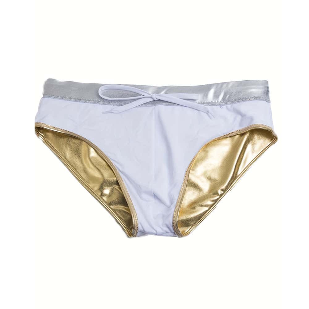 Men's Liquid Metallic Swim Briefs - YK040 - YDressup
