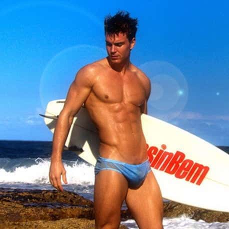 Day Off Fitted Transparent Swim Briefs - YK018