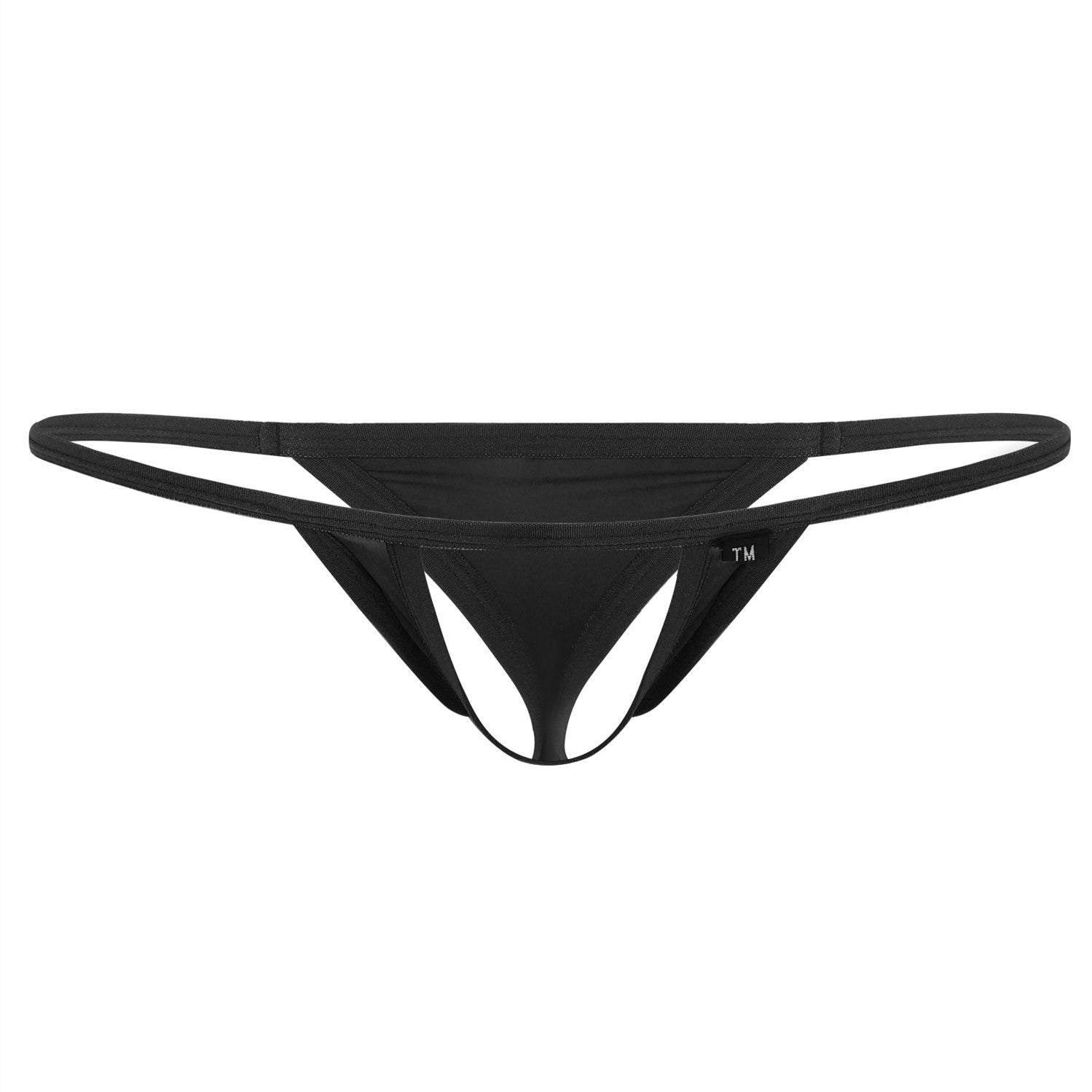 Sexy Ice Silk Men's T-Back Thong - DZK023