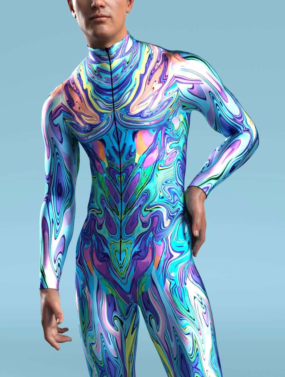 3D Printed Slim Fit Cosplay Bodysuit - LTY008