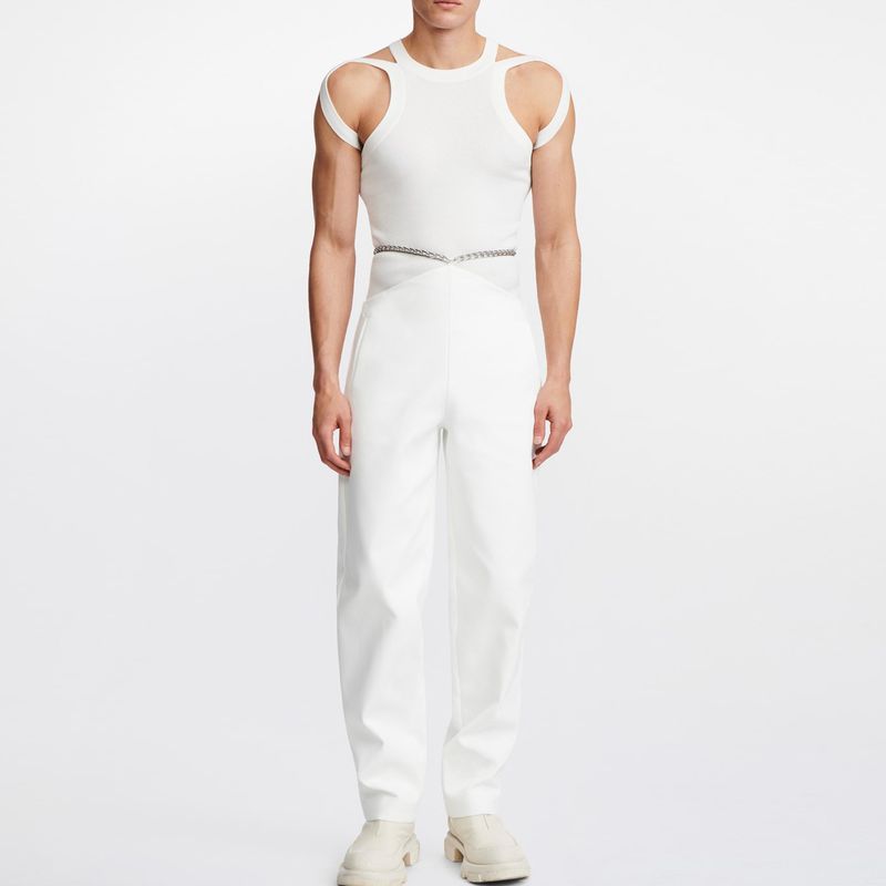 Men's Hollow Knit Tank Top - SBS074