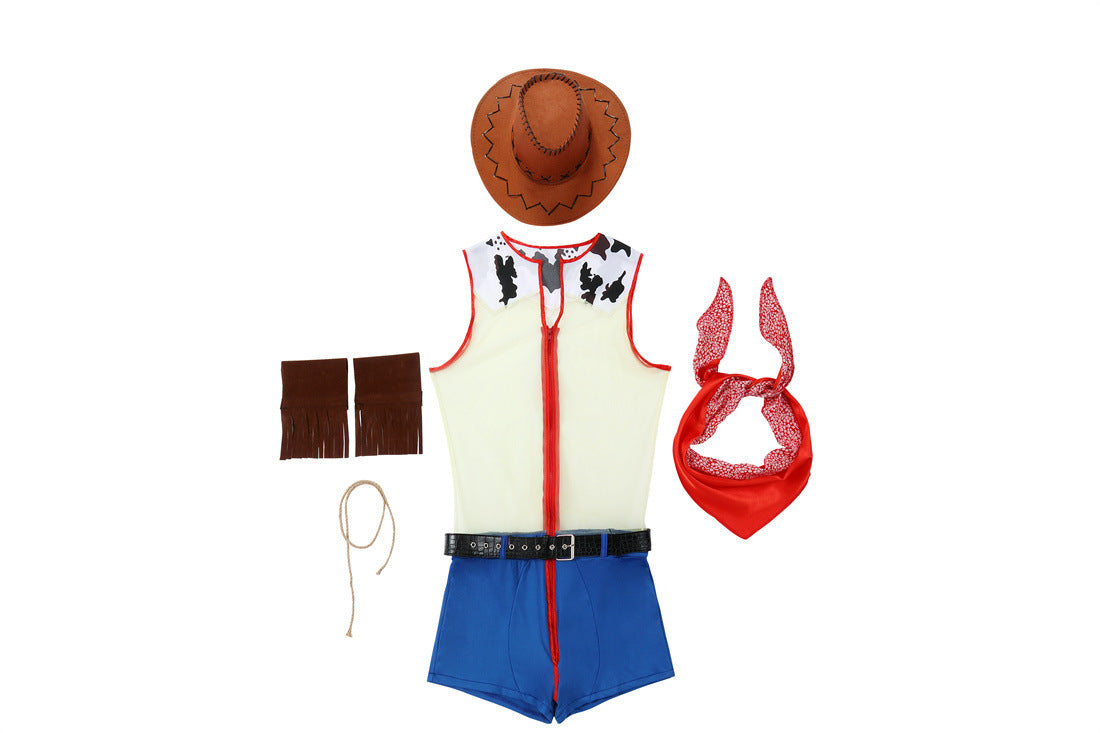 Wild West Woody Gay Cowboy Costume - ZF042 - YDressup