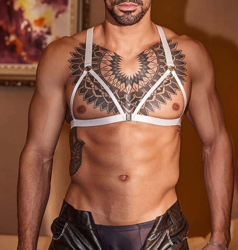 Men's Elastic Chest Strap - KB048