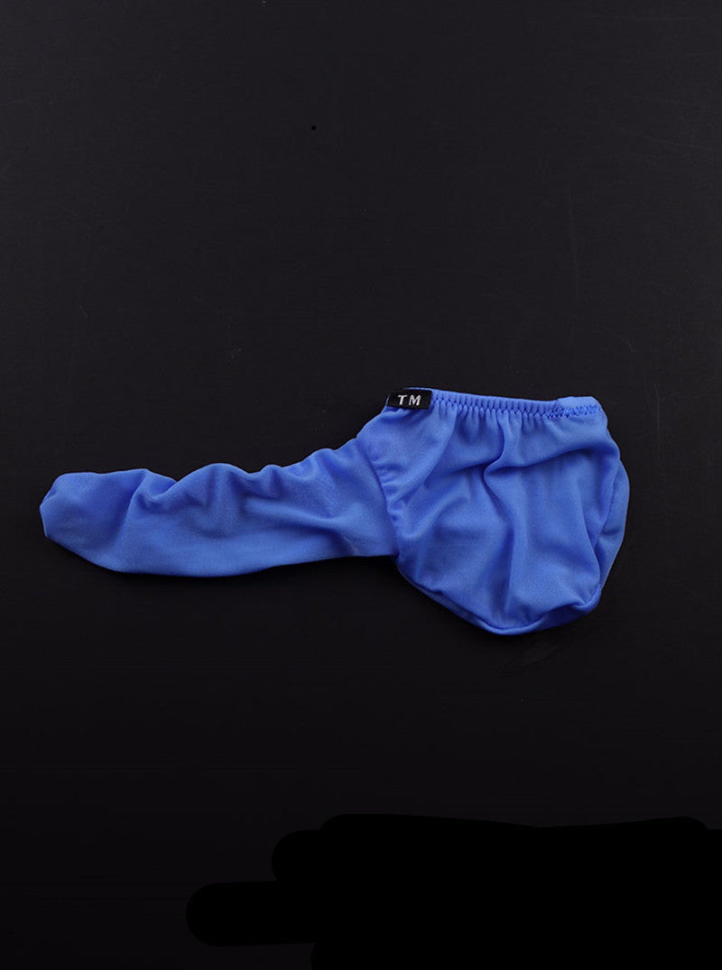 Men's U-Shaped Pouch Underwear Stretchy Ice Silk Cock Sock Erotic Lingerie - JJT022 - YDressup