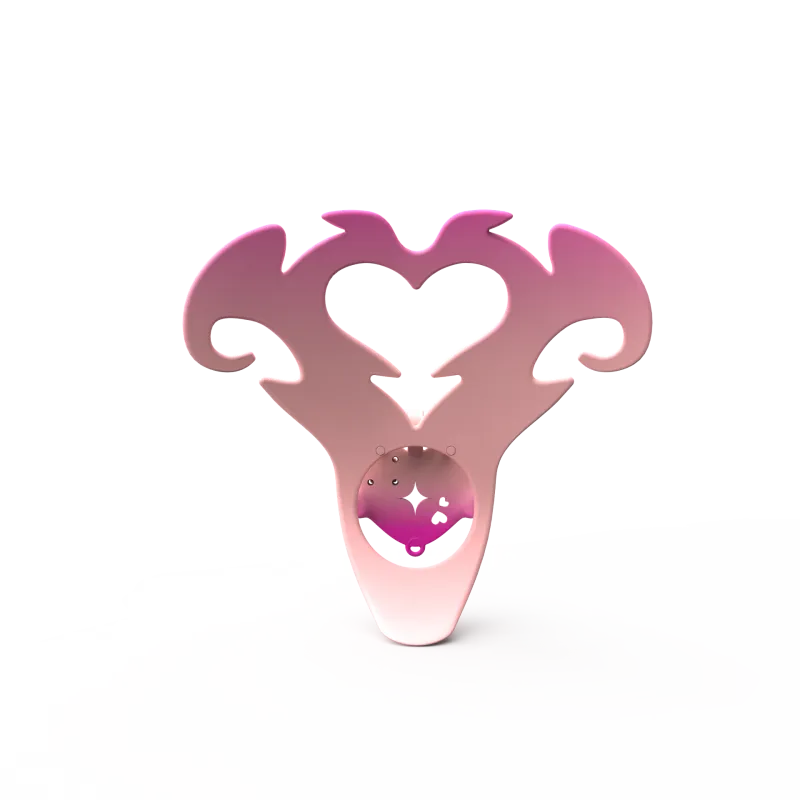 Angel 3D Sissy Chastity Cage - YJS007