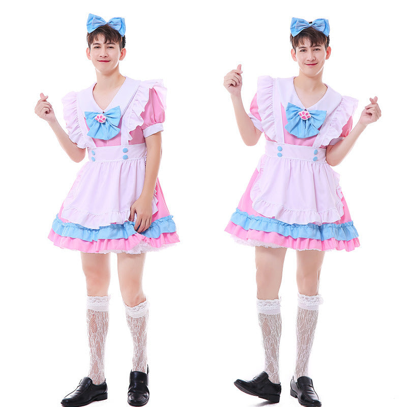 Men's Cute Cat Maid Costume- QQNY006