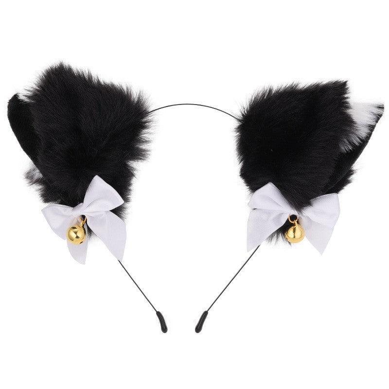 Cute Plush Jingle Bell Fox Ear Headband -PJ002 - YDressup