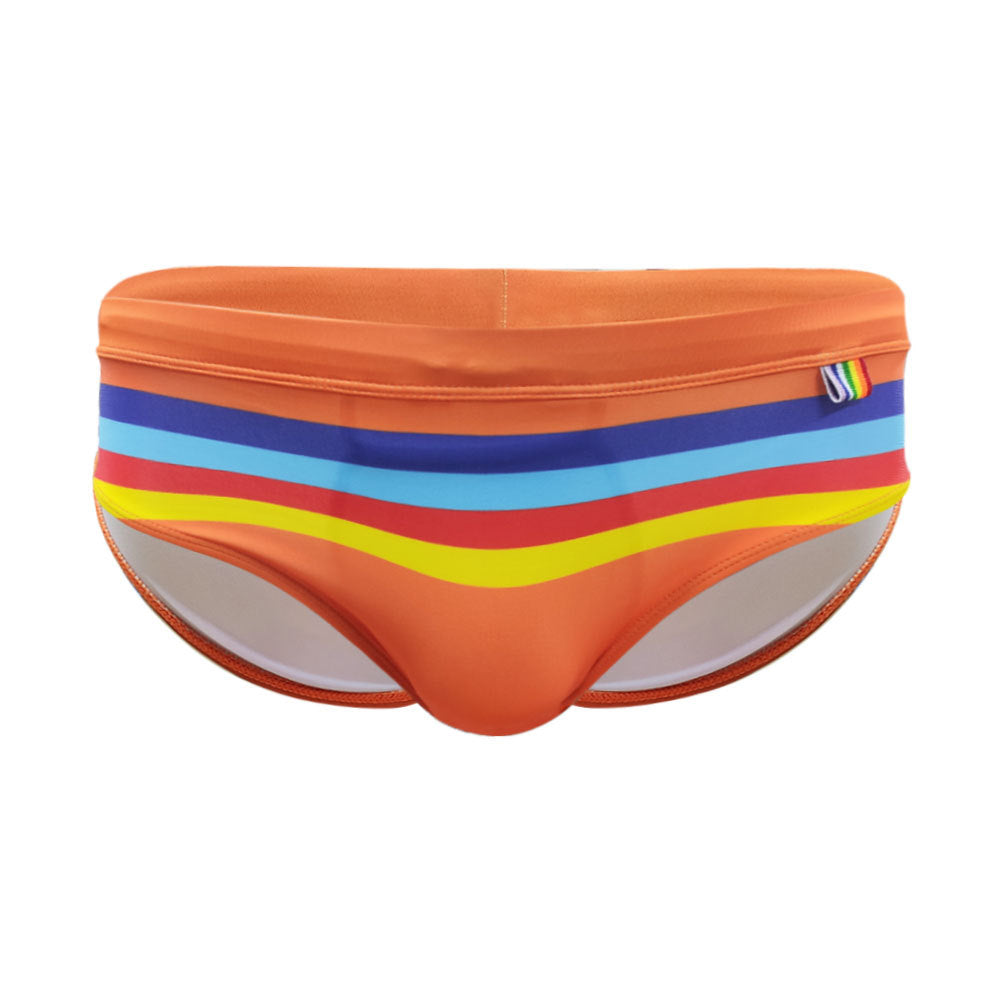 Men's Summer Fit Print Swim Briefs - YK020 - YDressup