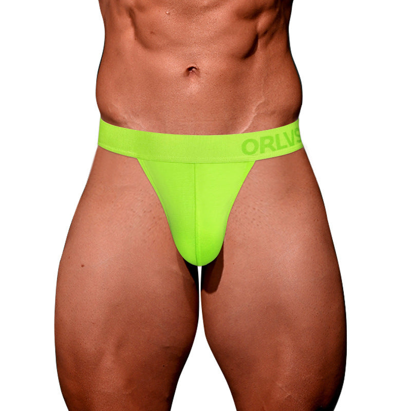 Sexy Men’s Thong – Low Rise Double Strap Modal Underwear - DZK042 - YDressup