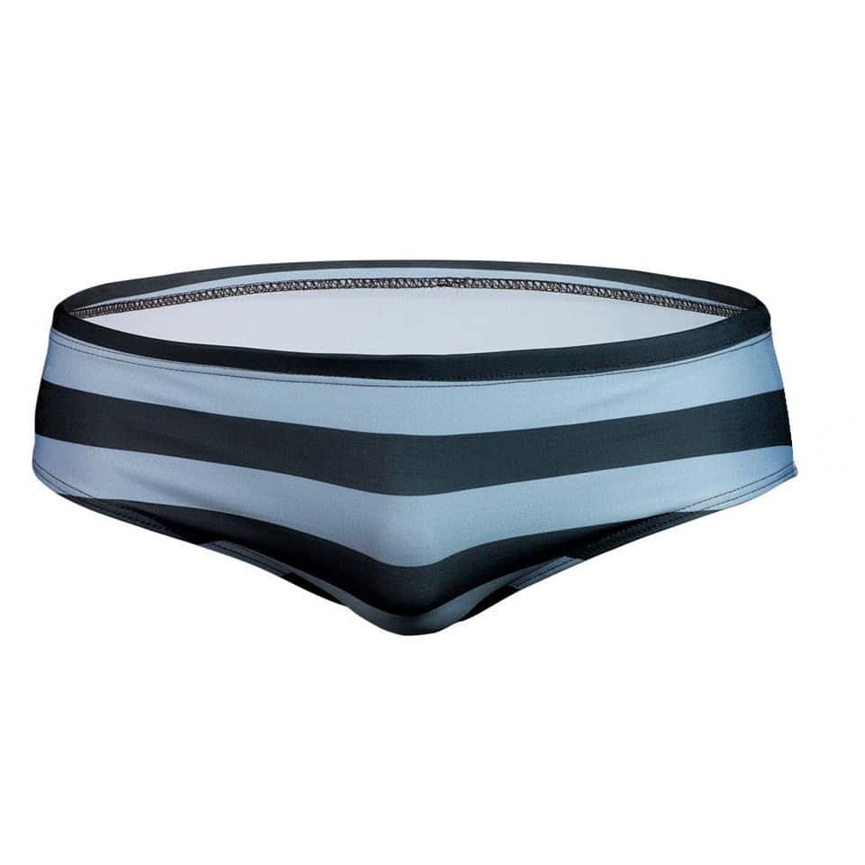 Men's Aquatic Rhythms Striped Swim Briefs - YK019 - YDressup